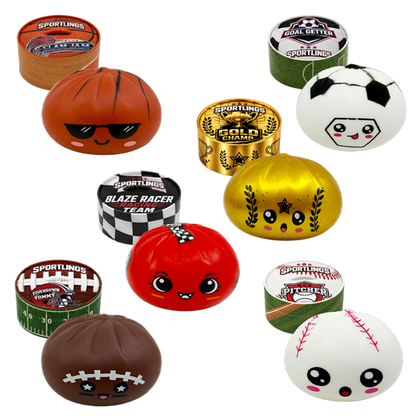 Fun Doh Sports Dumpling Squishy Fidget Toy