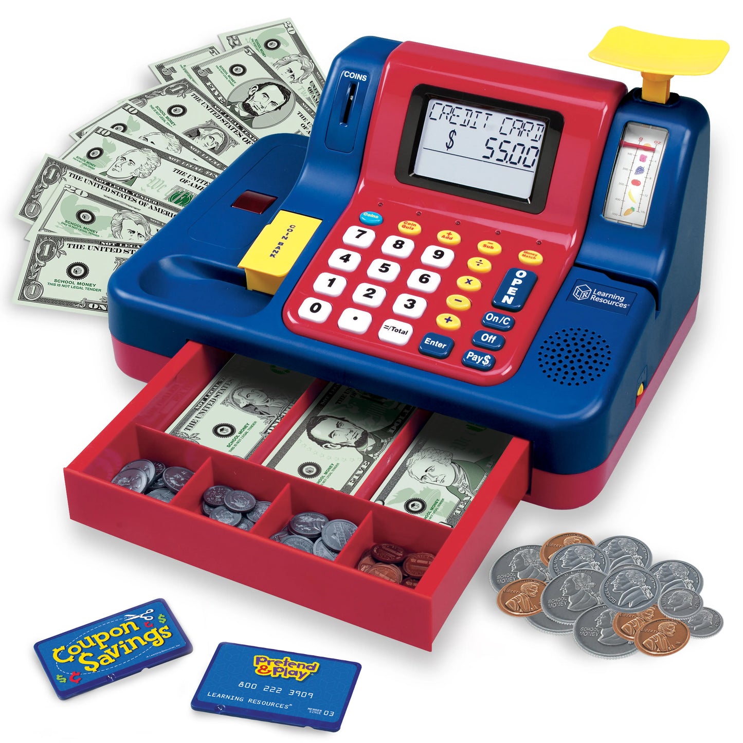 Pretend & Play® Calculator Cash Register