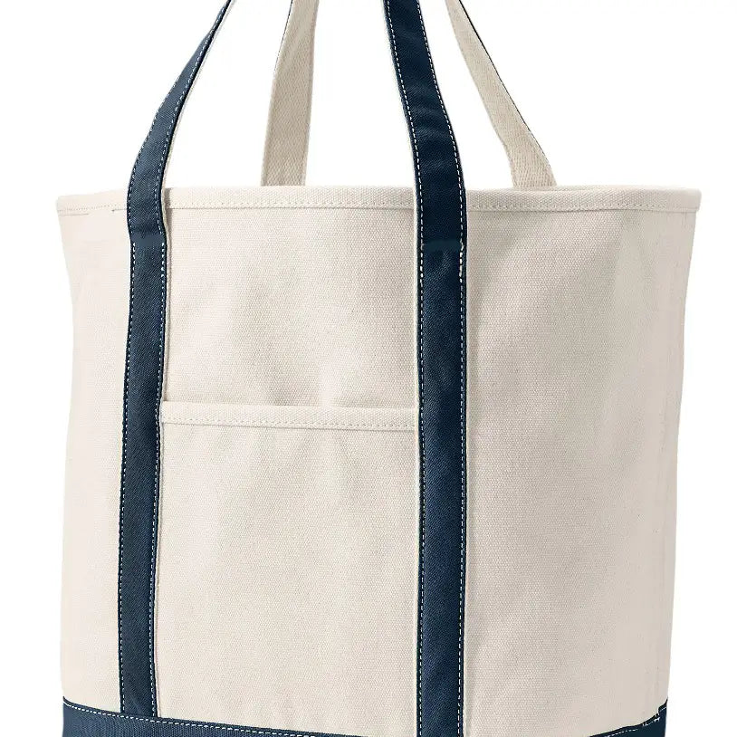 Navy Karma Canvas Tote