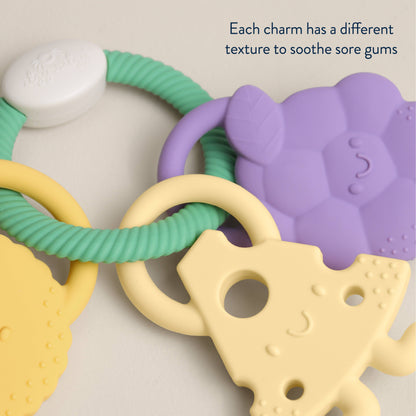 Itzy Trio™ Multi-textured Silicone Teether Charcuterie