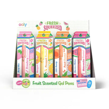Fresh Squeezed: Black Ink Scented Gel Pens