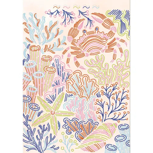 FlowArt: Trace-By-Line, Tropical Paradise