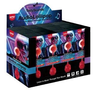 Tasty Sounds Lollipop Strawberry/Hip Hop, 12ct