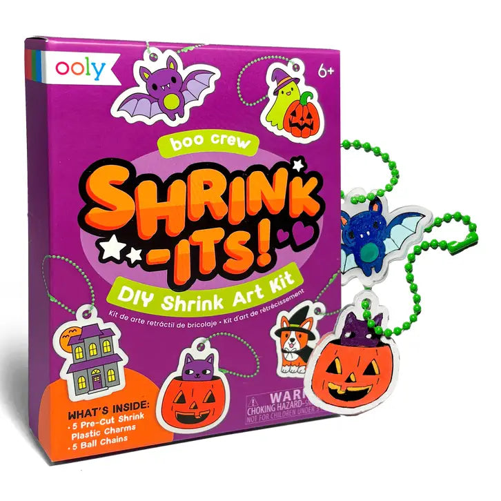 Mini Shrink-Its!: D.I.Y. Shrink Art Kit - Boo Crew