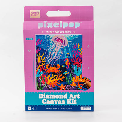 PixelPop™ Diamond Art — Reset Edition -  Where Corals Glow