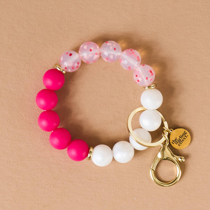 Hands-Free Keychain Wristlet-Be Mine