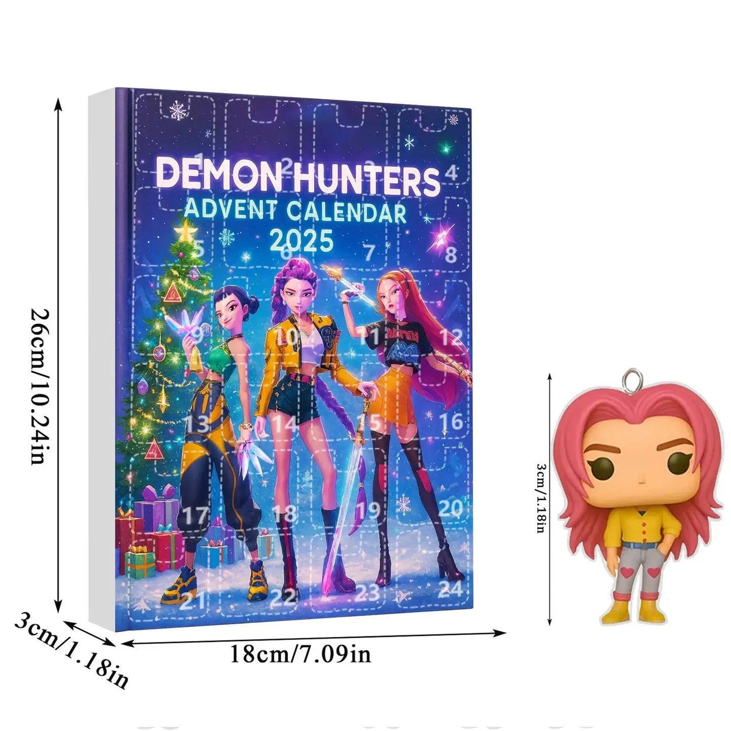 KPOP demon hunters Christmas Countdown Calendar blind Box