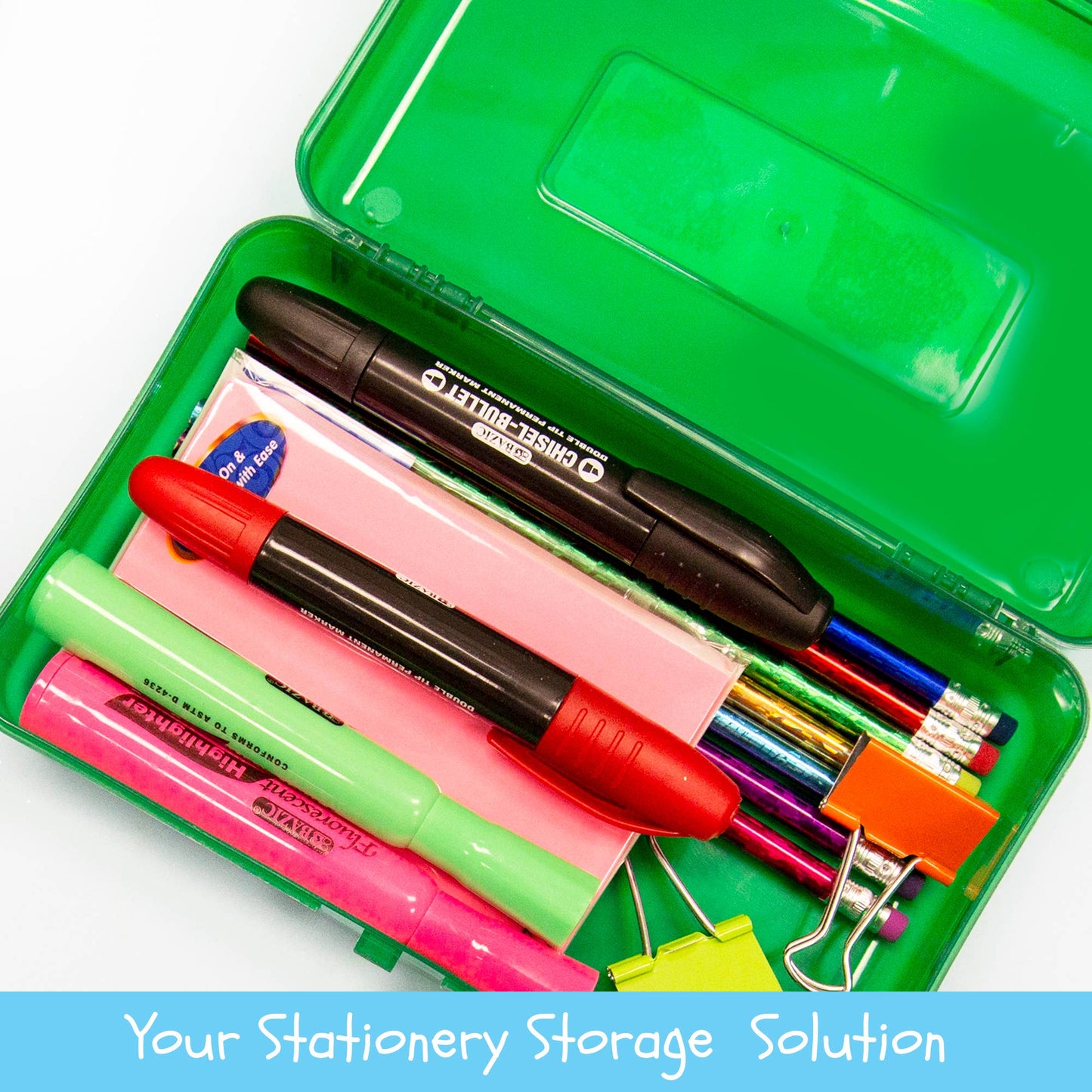 Pencil Case Multipurpose Utility Box - Classic Color
