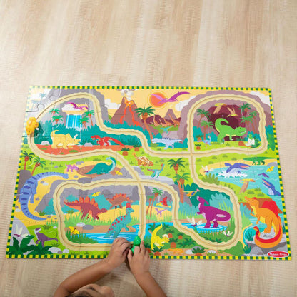 Dino Chase Floor Puzzle