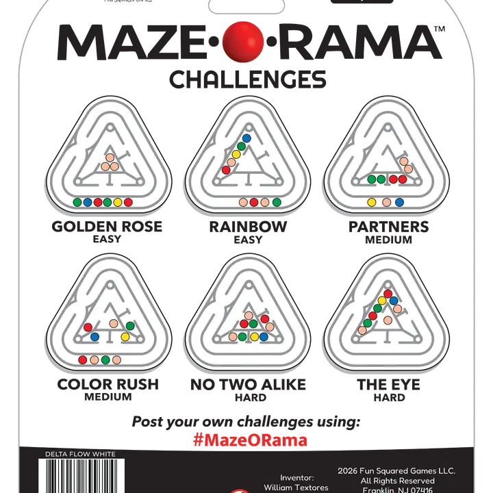 Maze-o-Rama Delta Flow White