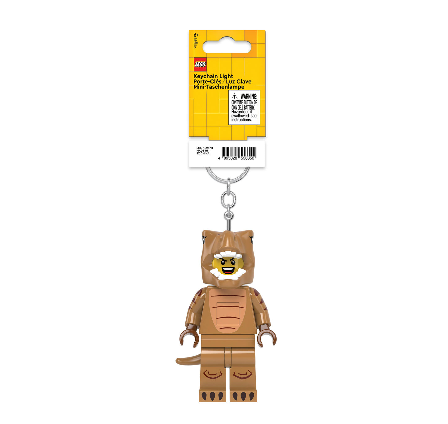 LEGO Dinosaur LED Keychain