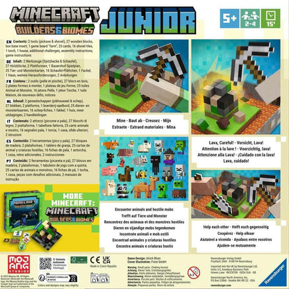 Minecraft Junior Builders & Biomes Game