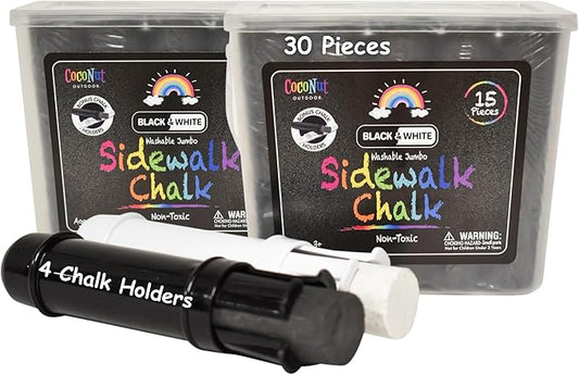 Sidewalk Chalk White 15 Piece