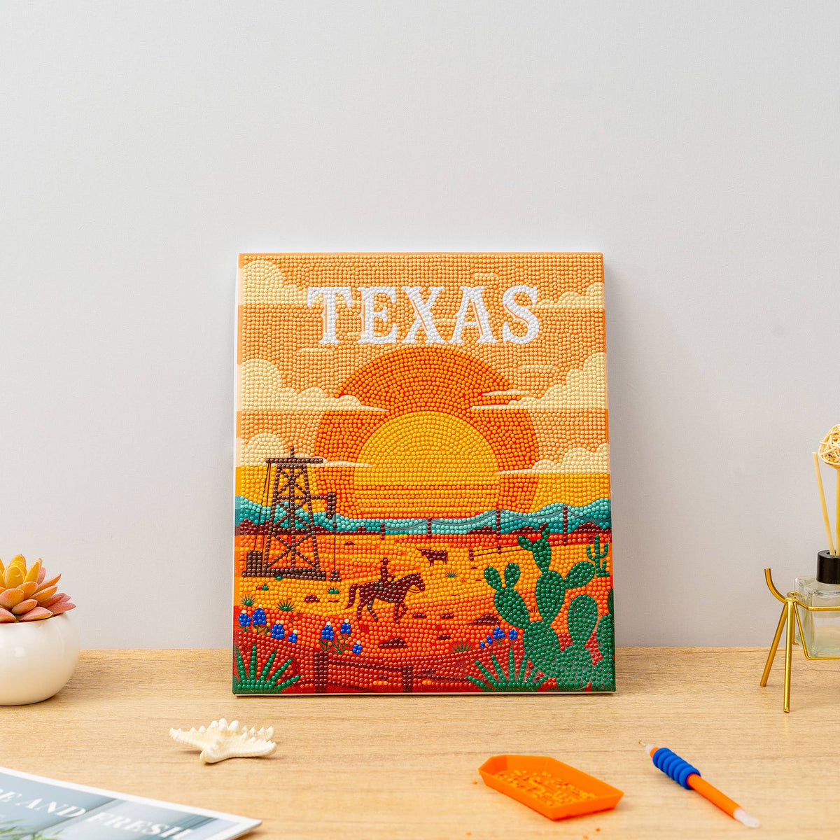 PixelPop™ Diamond Art — Reset - States Series - Texas