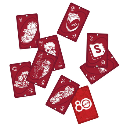 Uno: Mattel 80th Anniversary Ruby Red