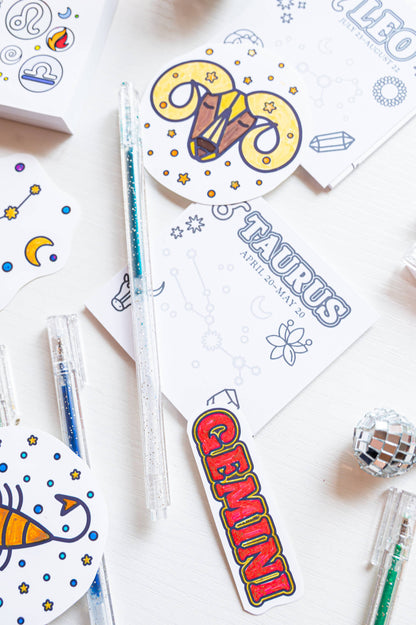 Grabie x A Brighter Year — Color The Cosmos Glitter Gel Pens