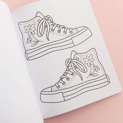 Bows & Blooms Coloring Book