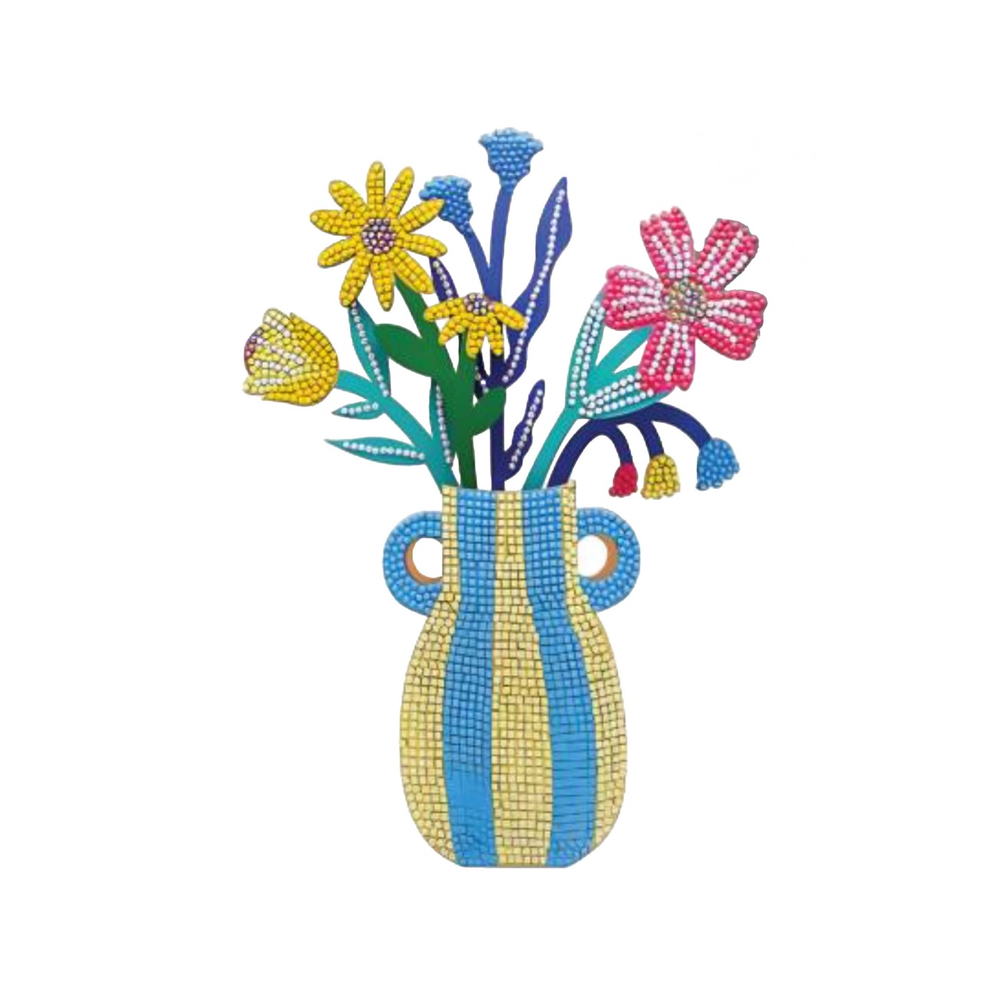 PixelPop™ Diamond Art 3D Display — Capri Bloom