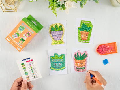 PixelPop™ Diamond Art Sticker Pack — The Positive Plant