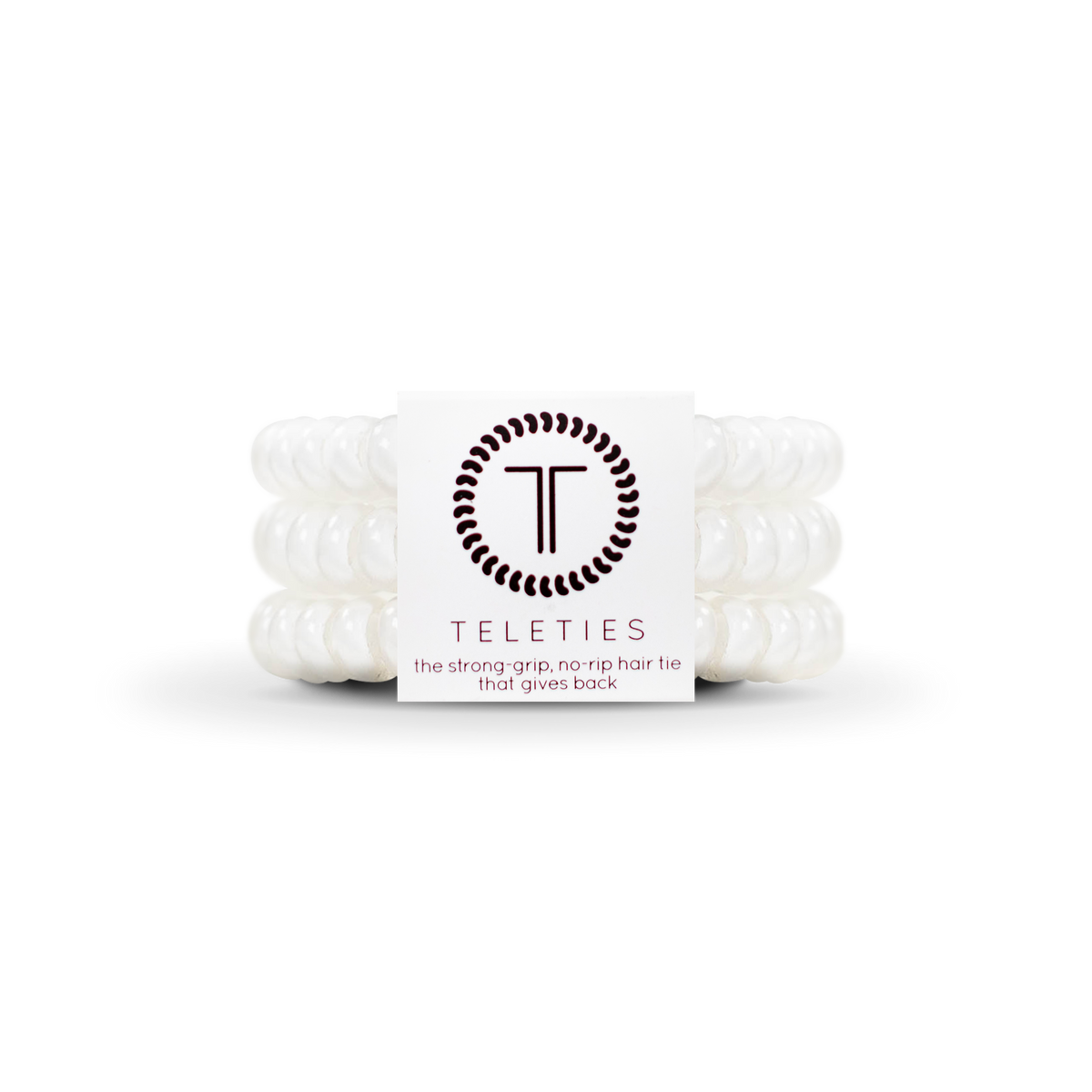 Spiral Hair Coils | Small | Coconut White Hair Ties