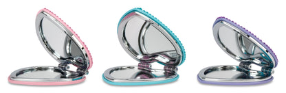 Heart Rhinestone Compact