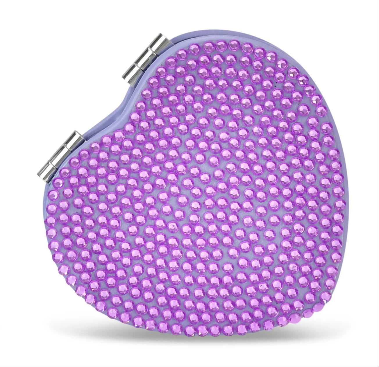 Heart Rhinestone Compact
