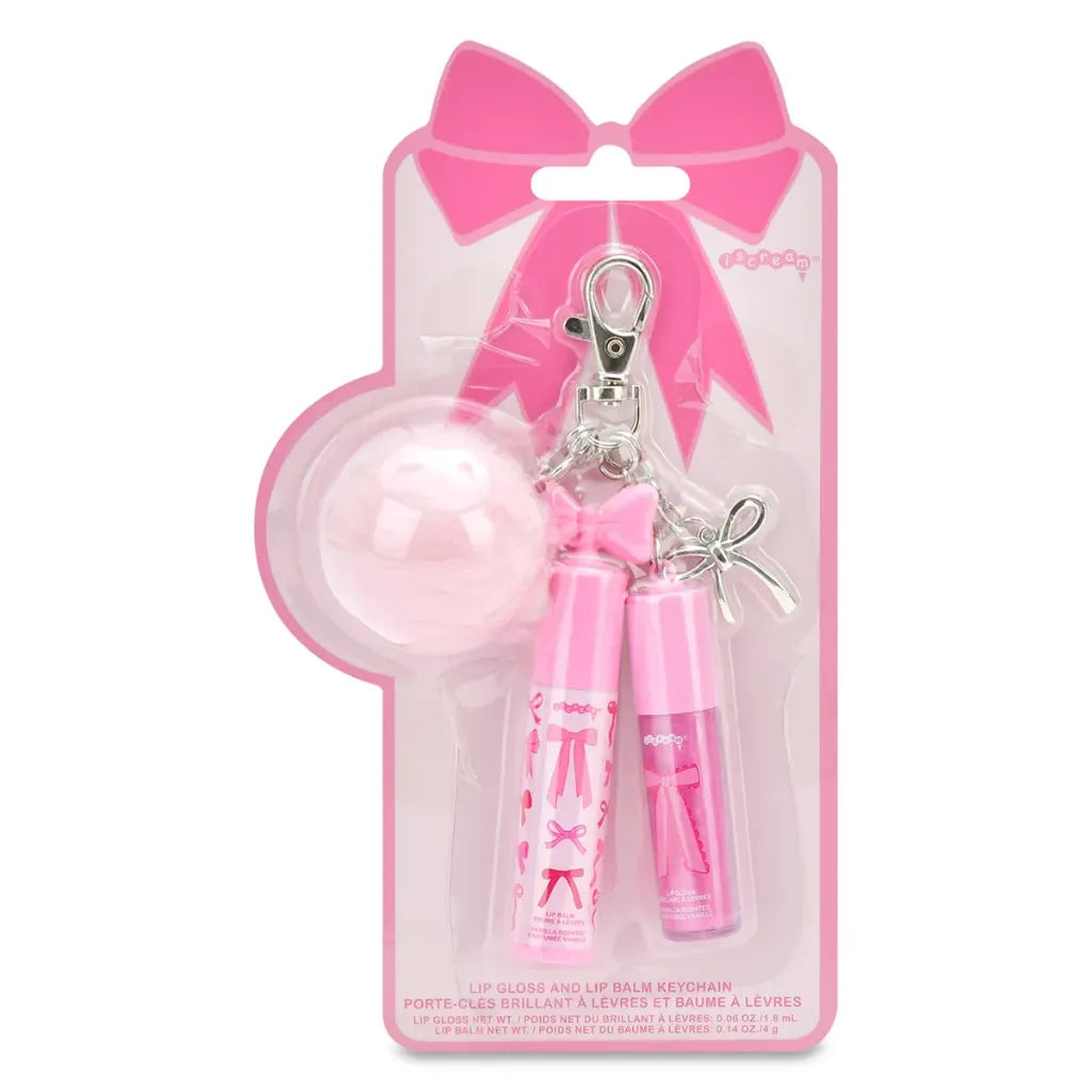 Bows Lip Gloss & Lip Oil Key Chain