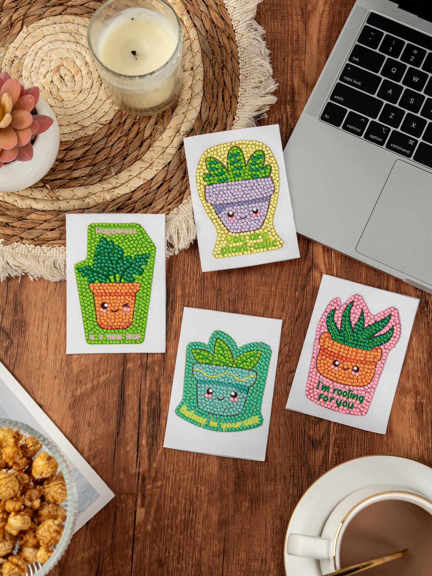 PixelPop™ Diamond Art Sticker Pack — The Positive Plant