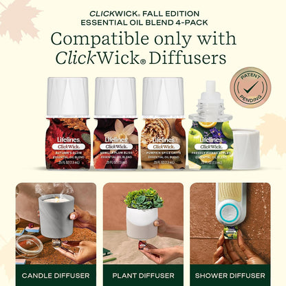 ClickWick Fall Collection - 4 pack