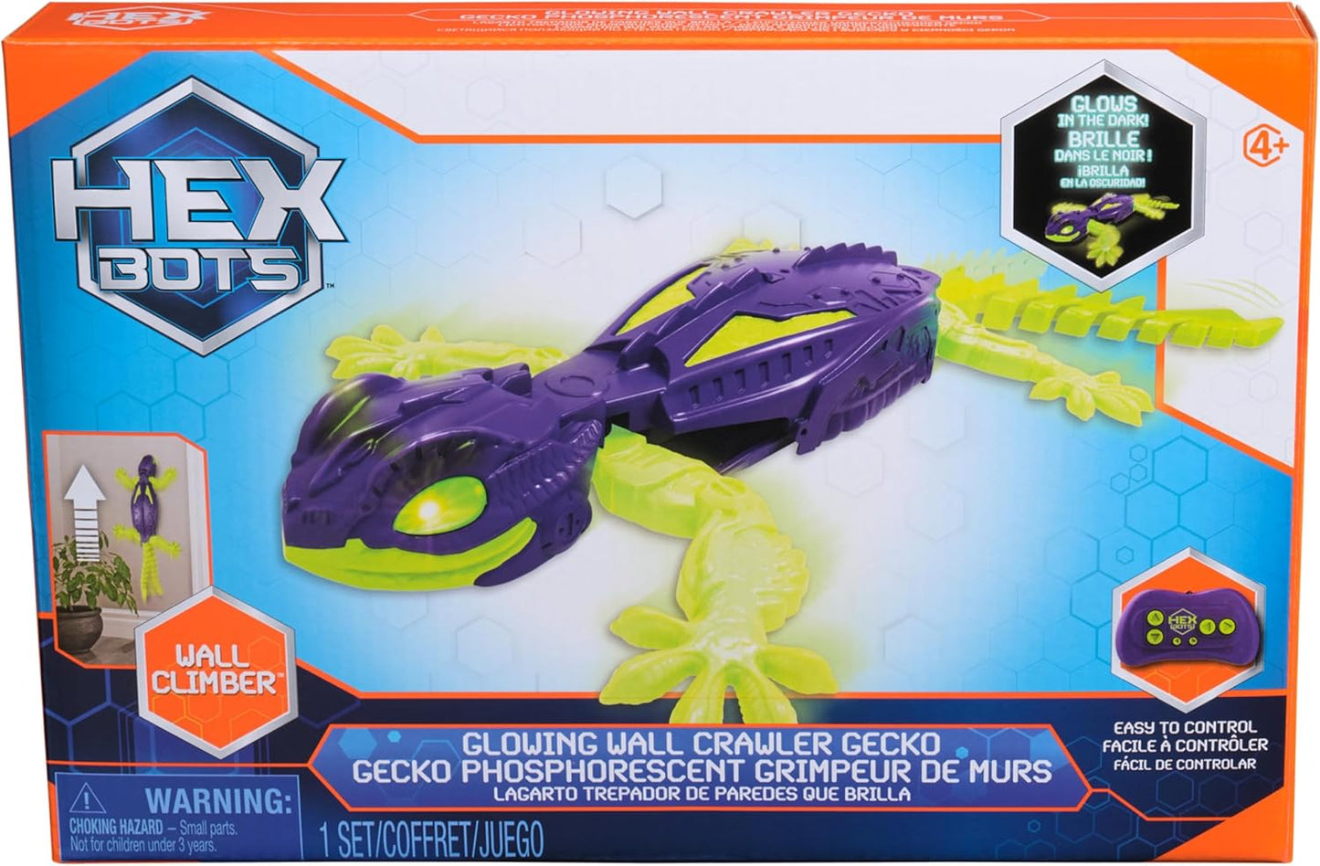 Hex Bots Wall Crawler Glow in the Dark