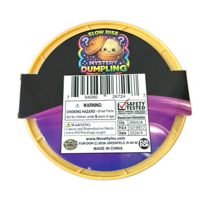 Fun Doh Mystery Slow Rise Dumpling VIRAL Squish Toy