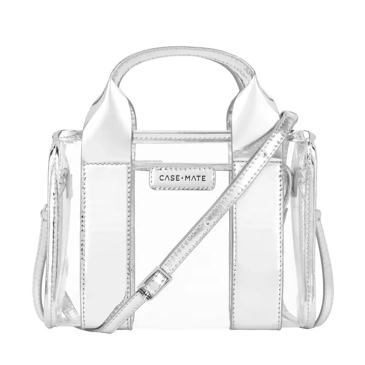 Case-Mate Clear Stadium Bag - Silver