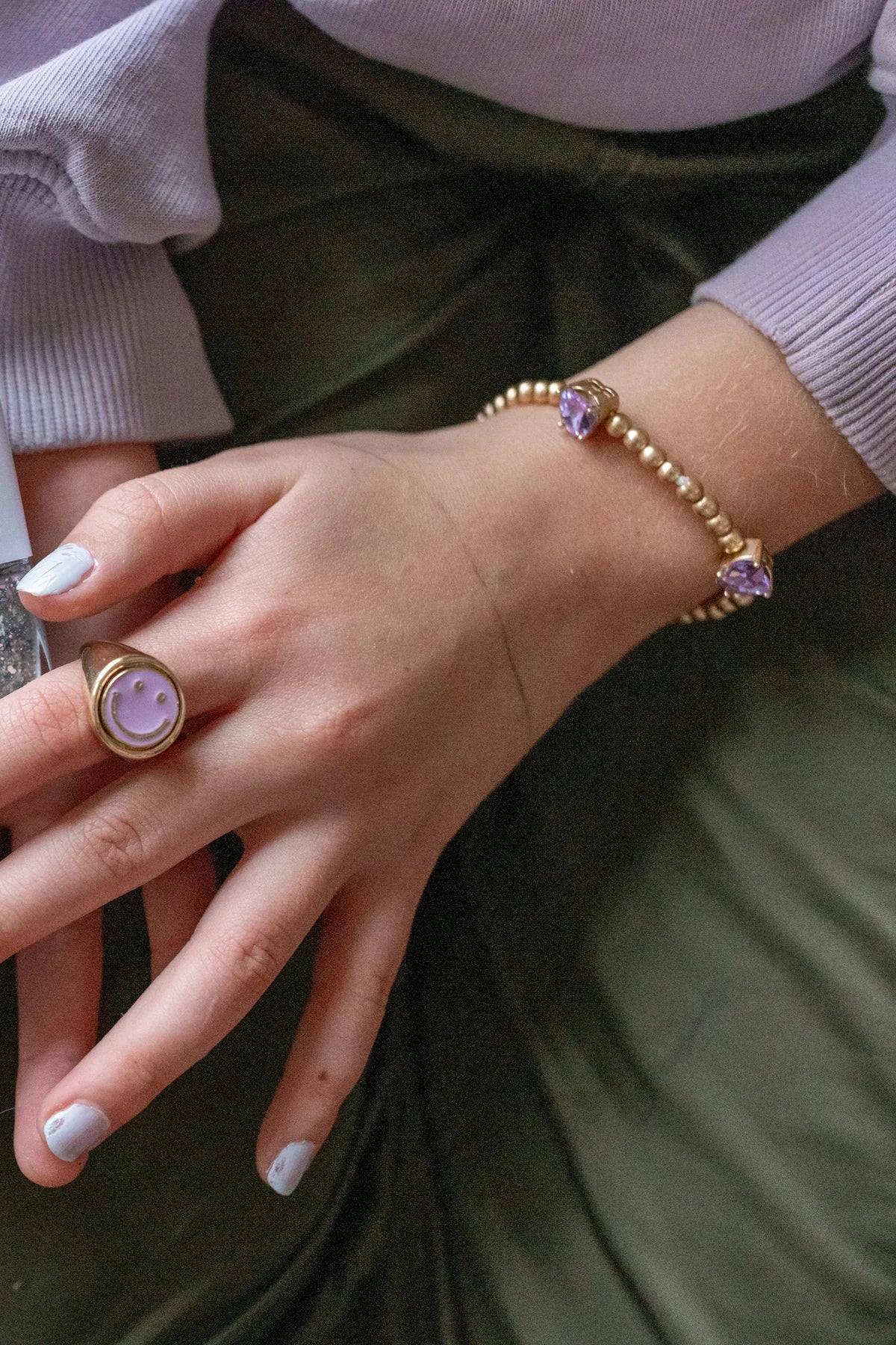 Boutique Chic Amethyst Bracelet