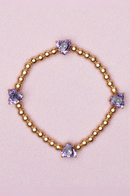 Boutique Chic Amethyst Bracelet