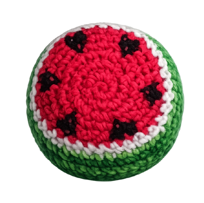 Extreme Retro Hand-Knitted Kick Pouch Footbag - 12/Display