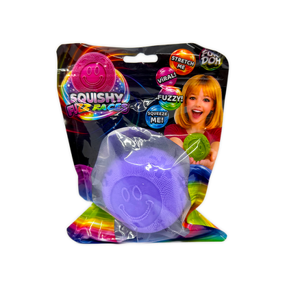 Fun Doh Fuzzy Face Squishy Sensory Toy Variety - 12/Display