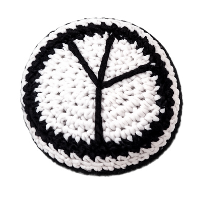 Extreme Retro Hand-Knitted Kick Pouch Footbag - 12/Display
