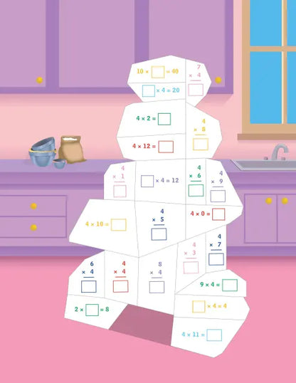 Learn by Sticker: Multiplication