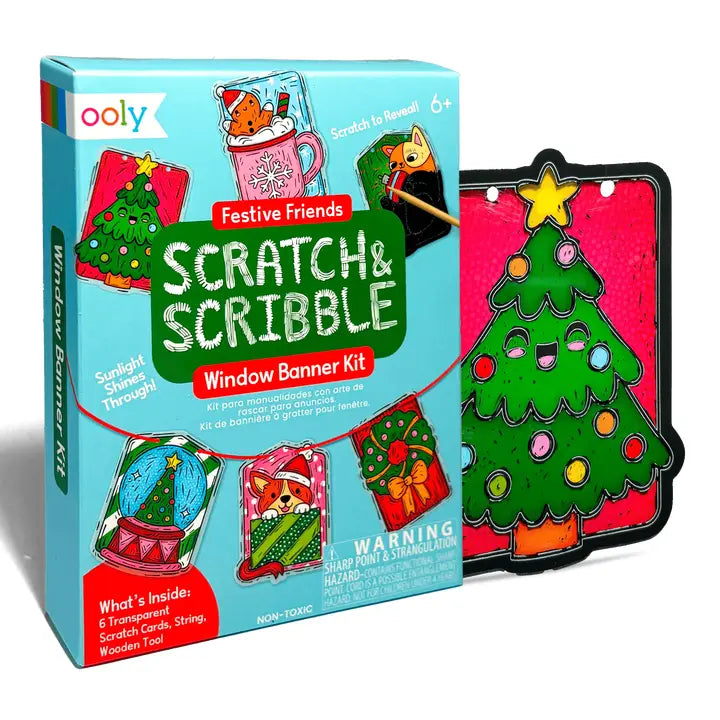 Mini Scratch & Scribble: Festive Friends