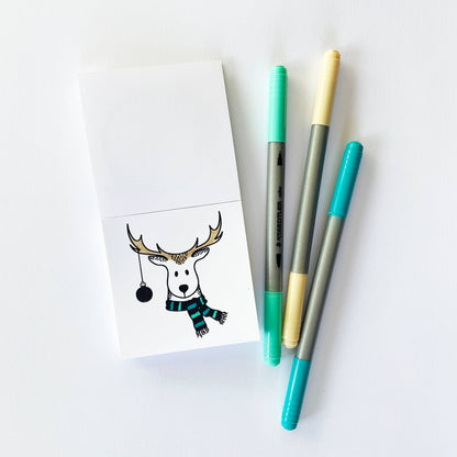 Very Merry Mini Coloring Book for Adult -Christmas 2025 Gift