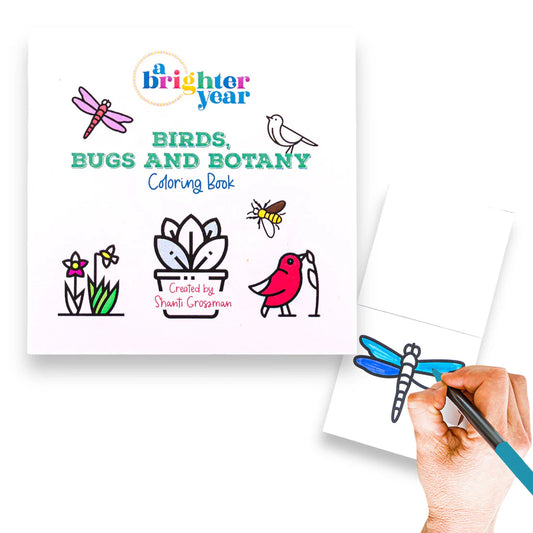 Birds Bugs Mini Color Bk