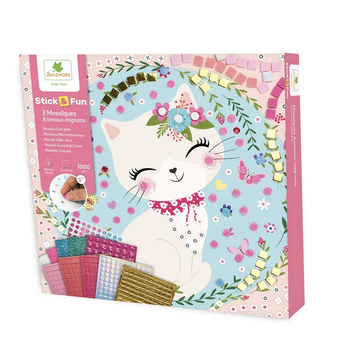 Stick'N Fun Mosaics Cute Pets