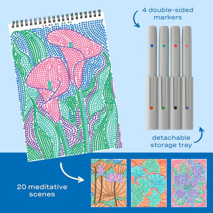 Botanical Flow Art Dot Art