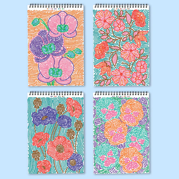 Botanical Flow Art Dot Art