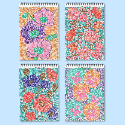 Botanical Flow Art Dot Art
