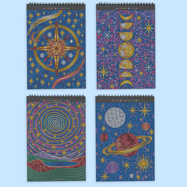 FlowArt® - Dot-By-Letter, Into the Galaxy - Metallic