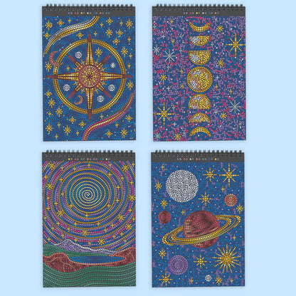 FlowArt® - Dot-By-Letter, Into the Galaxy - Metallic