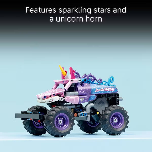 Monster Jam Sparkle Smash Pull-Back