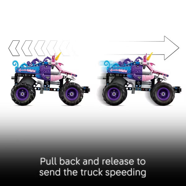 Monster Jam Sparkle Smash Pull-Back
