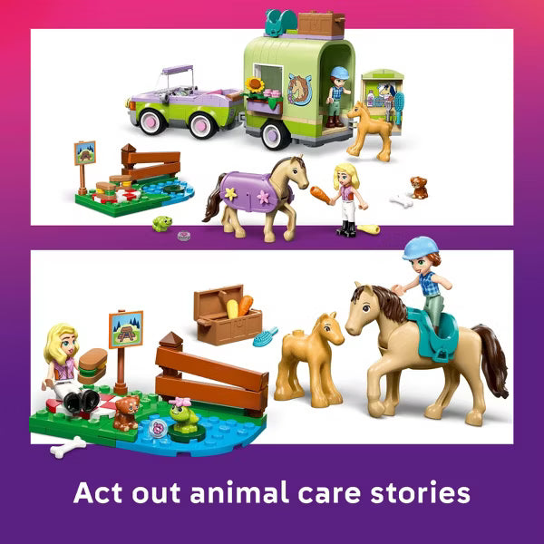 Horse & Baby Foal Trailer